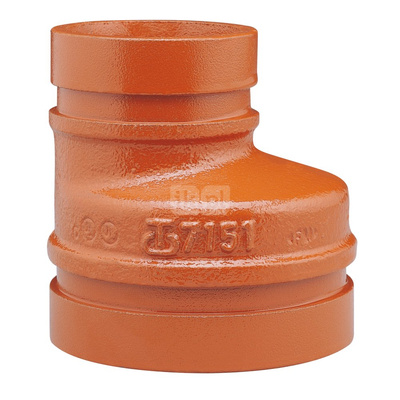 Redukcja mimośrodowa pomarańczowa Groove - 139.7/114.3