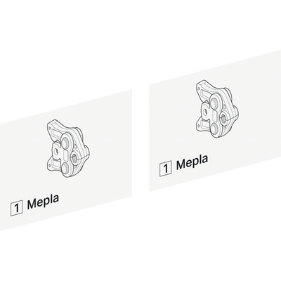 Zestaw naklejek do szczęk zaciskowych Geberit Mepla [1] (2 szt.): d=16–40mm