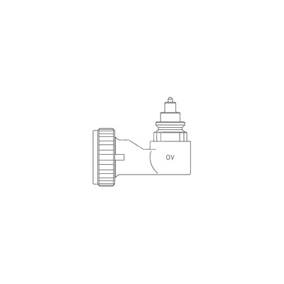 Adapter kątowy, połączenie zaciskowe / połączenie zaciskowe