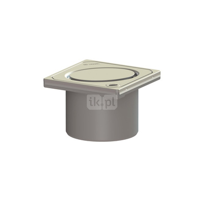 Kratka KESSEL kwadratowa abs 120x120mm do wpustu