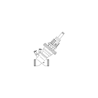 Cocon QTR DN 50, 2 3/8 GZ-GZ, 2500-10000 l/h, PN16, zawór regulacyjny z zaworkami pomiarowymi