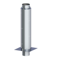 Izolowane przedłużenie komina dymowegofi 180mm L=850mm fi 180mm L=850mm