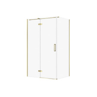 KABINA PRYSZNICOWA CITY Z ZAWIASAMI ZŁOTA 120X90X195 LEWA TRANSP