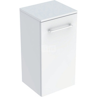Geberit Selnova Square Szafka boczna, B33cm, H65cm, T29.7cm, z jednymi drzwiami, biały