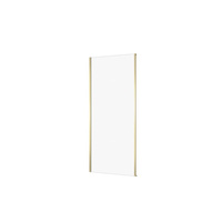 ŚCIANKA KABINY PRYSZNICOWEJ LARGA ZŁOTA MAT 90X195 SZKŁO TRANS