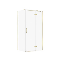 KABINA PRYSZNICOWA CITY Z ZAWIASAMI ZŁOTA 100X80X195 PRAWA TRANSP