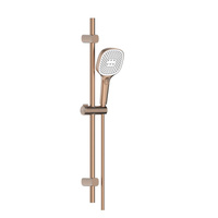 Natrysk przesuwny Malaga, kompletny, PVD brushed rose gold