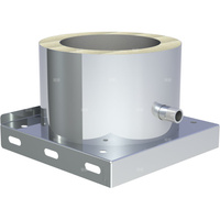 Płyta fundamentowa z odpływem skroplin w bok (mufa1/2+korek)