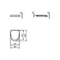 CONNECT POKRYWA PISUARU