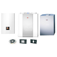 Pakiet - Kocioł gazowy jednofunkcyjny WOLF FGB-24 kondensacyjny wiszący 5.3 - 20.7 kW + Czujnik c.w.u. + RegulatorBM-2 + RekuperatorCWL 400L + Zasobnik c.w.uCSW 120