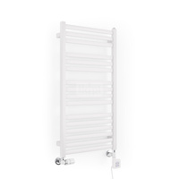 Grzejnik drabinkowy Concept By TERMA MALTA, podłączenie SX, wym. 1210 x 600 mm, kolor biały drogowy RAL9016, moc 608W