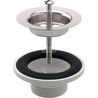 Zawór zestawu odpływowego Geberit do umywalki: Stal nierdzewna