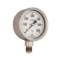 Manometr z rurką Bourdona AFRISO RF chemiczny -1/0,6 bar G1/2B radialne fi 160 mm, kl. 1,0%