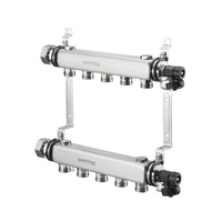 Multidis SF, 10-obiegowy rozdzielacz ze stali nierdzewnej, do obiegów grzejnikowych