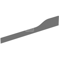 Osłona dekoracyjna Geberit Bambini przednia, do umywalki dla dzieci, do trzech baterii umywalkowych, niższa umywalka po lewej stronie: Zielony Varicor nr 229 / Matowy