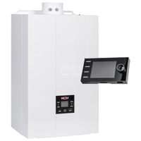 Pakiet - Kocioł gazowy jednofunkcyjny WOLF FGB-28 kondensacyjny wiszący 5.3 - 27.3 kW + RegulatorBM-2