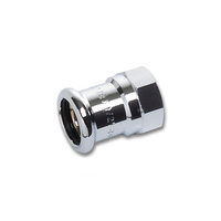 Mufa SANHA Press, miedź (chromowanie), 12 mm x 3/8'' (zw x GW)