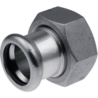 Półśrubunek z płaskim uszczelnieniem GW Inox - 15 G3/4"