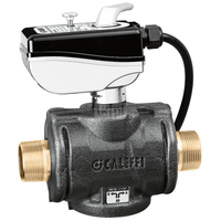 Trójdrożny zawór kulowy z siłownikiem. Z izolacją dla instalacji grzewczych i chłodniczych 1 1/2", czas zadziałania 50s