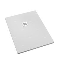 Brodzik kompozytowy Stabilsound Plus® Kalait Smooth White 100x140x3,5 cm, prostokątny