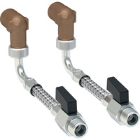 Zestaw przyłączeniowy na dole, do modułu sanitarnego Geberit Monolith do bidetu, 101 cm