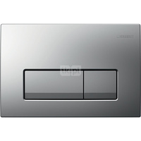 Przycisk uruchamiający Geberit Delta50, przedni, chrom-mat, prostokątny