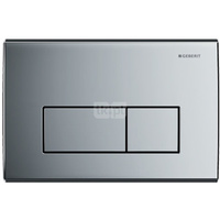 Przycisk uruchamiający Geberit Kappa50 do spłukiwania dwudzielnego: Chrom błyszczący