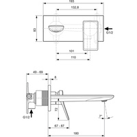 CONCA BATERIA UMYWALKOWA B-IN 18O 5L KIT2 BR GOLD