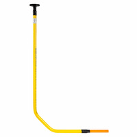 Przyłącze gazu stalowe z rury preizolowanej, PE25 x kołnierz DN20, L=1500xH=1500