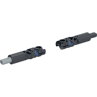 Zestaw zawiasów Geberit do deski sedesowej, wolne opadanie, mechaniczne wypinanie, do EasyMount