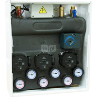 Grupa pompowa AFRISO PrimoBox AZB 305 GZ x GW 3/4'' x 3/4'', z izolacją, z siłownikiem arm 141