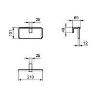 CONCA WIESZAK KWAD. GOLD
