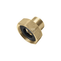 Półśrubunek mosiężny GZ/GW z płaskim uszczelnieniem - 3/4" x 1 1/4"