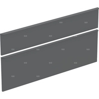 Zestaw frontów szuflad do szafki pod umywalkę podwójną GEBERIT, kol. lava matowy szer.1200 mm