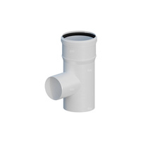 PP trójnik z odgałezieniem redukowanym DN200/160mm z uszczelką [EPDM]