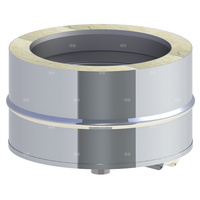 Naczynie na sadze z izlolowaną miską kondensacyjną fi 160mm (1,0) odpływ w dół