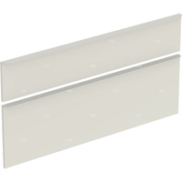 Zestaw frontów szuflad do szafki pod umywalkę podwójną GEBERIT, kol. sand wysoki połysk szer.1200 mm