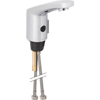 Bateria elektroniczna GEBERIT Typ 185 z mieszaczem i pokrętłem, kolor chrom (błyszczący), zasilanie bateryjne