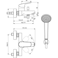 CERAFLEX BATERIA WANN-NATR. Z AKCES.