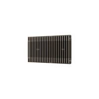 Grzejnik żeberkowy INSTAL-PROJEKT TUBUS 3 stal, podłączenie dolne v odwracalne, rozstaw 50 mm 802 x 335 mm, kolor lakier bezbarwny, moc 578 W