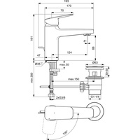 CERAPLAN BATERIA UMYWALKOWA H90 RTD BS PU/PL 5L