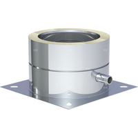 Płyta fundamentowa z odpływem skroplin w bok montaż na cokole