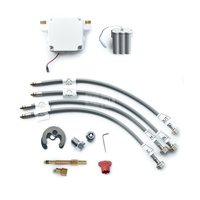 Bateria hiacynt chrom bezdotykowa sensorowa umywalkowa stojąca z regulacją temperatury w korpusie (4xaa)