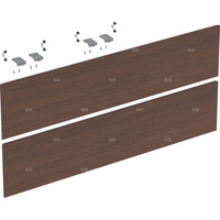 Zestaw frontów szuflad do dolnej szafki pod umywalkę GEBERIT ONE, kol. orzech amerykański szer.1050 mm