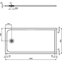 ULTRAFLAT S BRODZIK 160X80 BC SAND