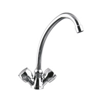 Bateria umywalkowo-zlewozmywakowa Modena chrom