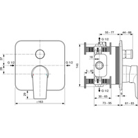 EDGE ZESTAW PODTYNKOWY