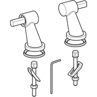 Zestaw zawiasów Geberit do deski sedesowej Citterio, mocowanie od góry