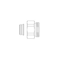 Nypel dystansowy, do złączek Multiflex F, (kpl.=2 szt.)