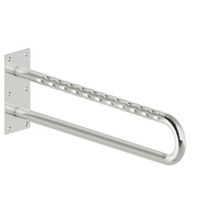 Poręcz ścienna Koło Lehnen Funktion, L70cm, stal nierdzewna falista